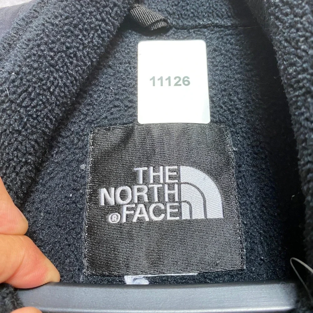 The North Face Denali Fleece Jacket Mens S Black Polartec Full Zip Mock Neck